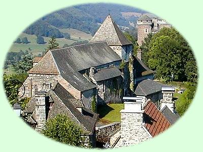 Le village de Tournemire (Cantal)